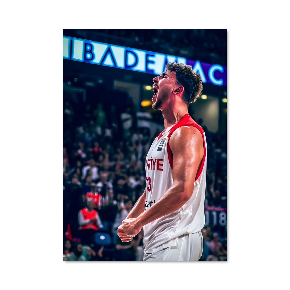 Poster Cheer Up Alperen – affiche Basketball